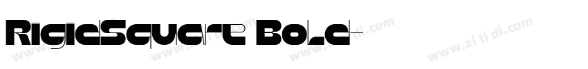 RigidSquare Bold字体转换 RigidSquare Bold字体转换